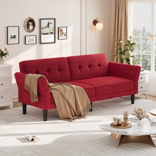 Futon sofa bed modern - 89",