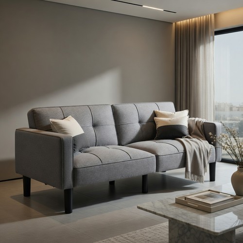 Full modern linen - modern, sofa