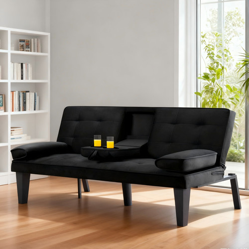 Modern futon sofa bed - modern,