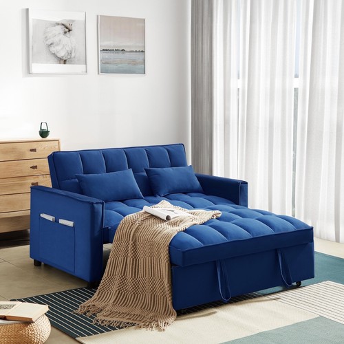Velvet futon sofa bed - velvet,
